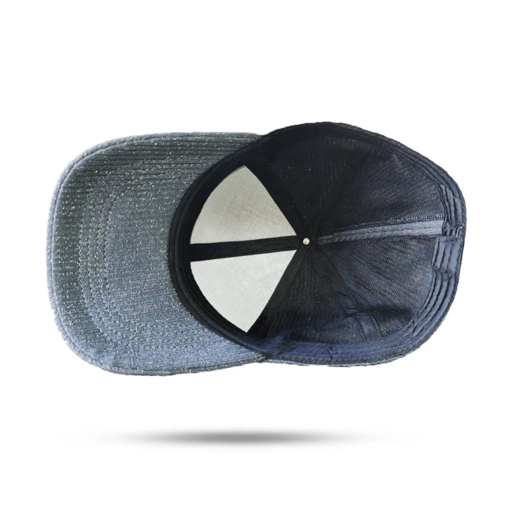Ponytail Cap Automatic Magnetic Suction Solid Color Adult Baseball Cap Sports Cap Quick Drying Cap Mz033