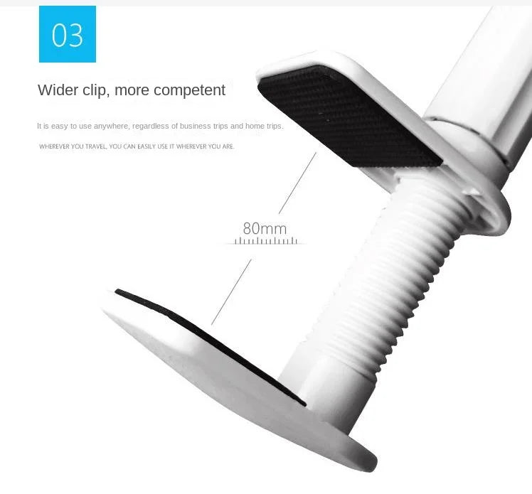 Portable 360° Mobile Phone Holder Stand Clip Flexible Lazy Bed Desktop Bracket Smartphones Desk Bed Mount Stand Base Support