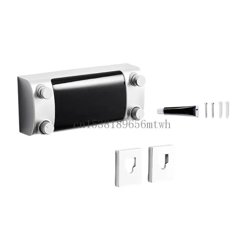 Steel Wire Retractable Clothesline Expandable Laundry Dryer Wall Mounted Clothes Drying Line