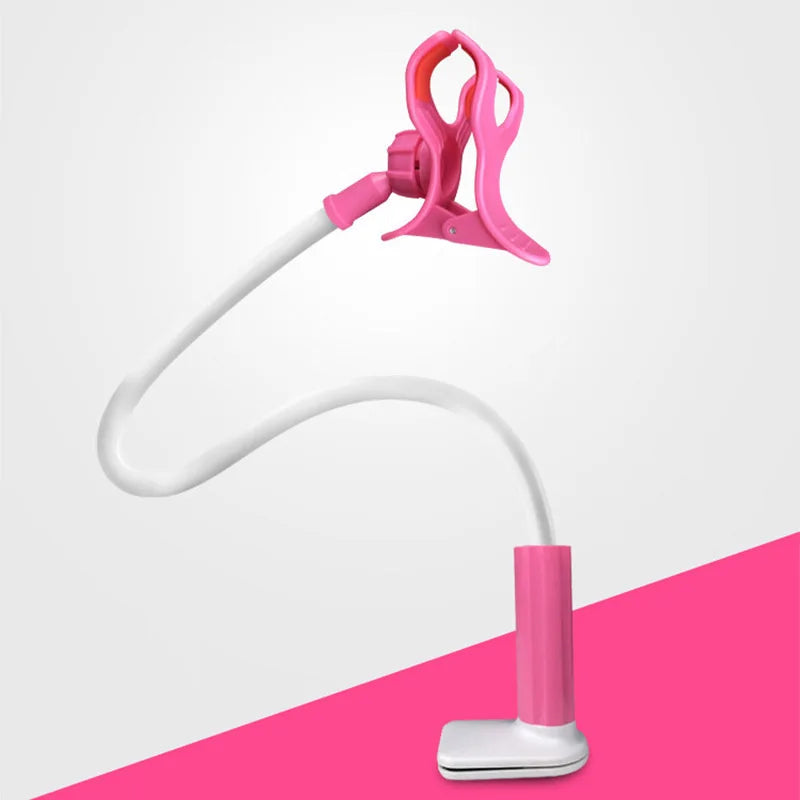 Portable 360° Mobile Phone Holder Stand Clip Flexible Lazy Bed Desktop Bracket Smartphones Desk Bed Mount Stand Base Support
