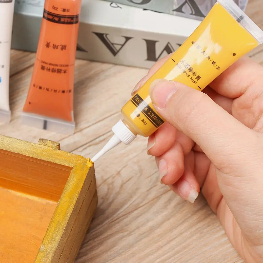 Wooden Furniture Touch-up Agent Multicolor Multipurpose Scratch Damage Repairs Cream DIY Professional Furniture Mending Tool