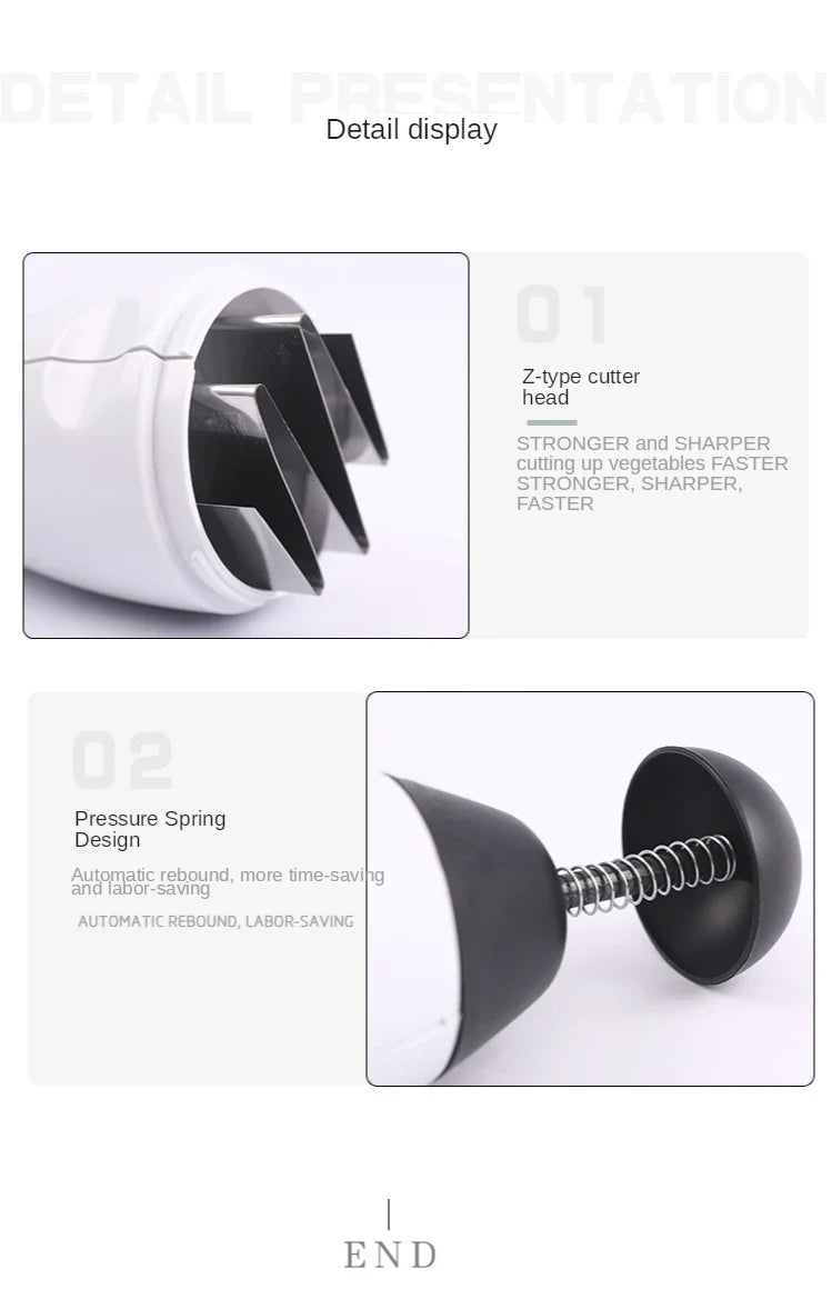 Kitchen Tools Vegetable Chopper Food Garlic Fruit Chopper Slicer Kitchen Accessories Set