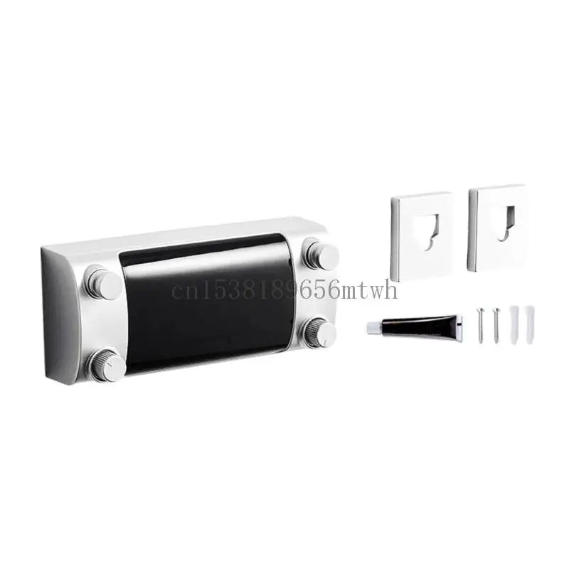 Steel Wire Retractable Clothesline Expandable Laundry Dryer Wall Mounted Clothes Drying Line