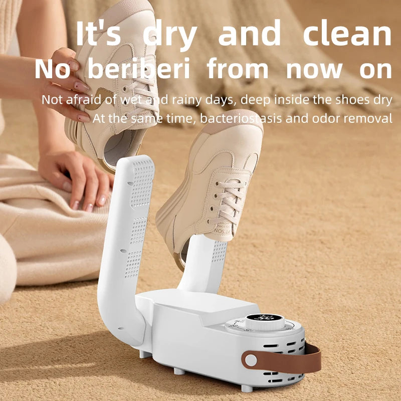 Household Shoe Warmer Heater Quick Drying Sterilizing Shoe Dryer-Intelligent Timer Shoe Dryer Adjustable Dryer