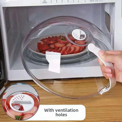 Microwave oven splash proof cover, heat-resistant bowl cover, household food grade plastic, microwave oven heating cover special