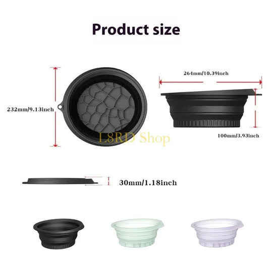 L8RD Ice Facials Washbasin Cooling Ice Face Bucket Silicone Face Ice Bath Bowl Unisex