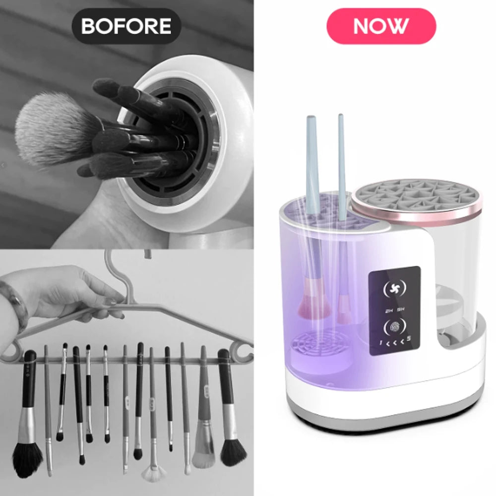 Electric Makeup Brush Cleaning Machine Beauty Tool Accessories USB Charging Makeup Brush Cleaning And Dryer Ladies' Holiday Gift