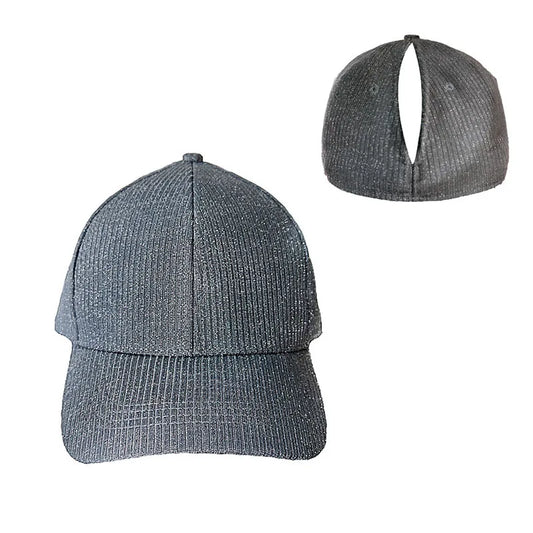 Ponytail Cap Automatic Magnetic Suction  Solid Color Adult Baseball Cap Sports Cap Quick Drying Cap Mz033