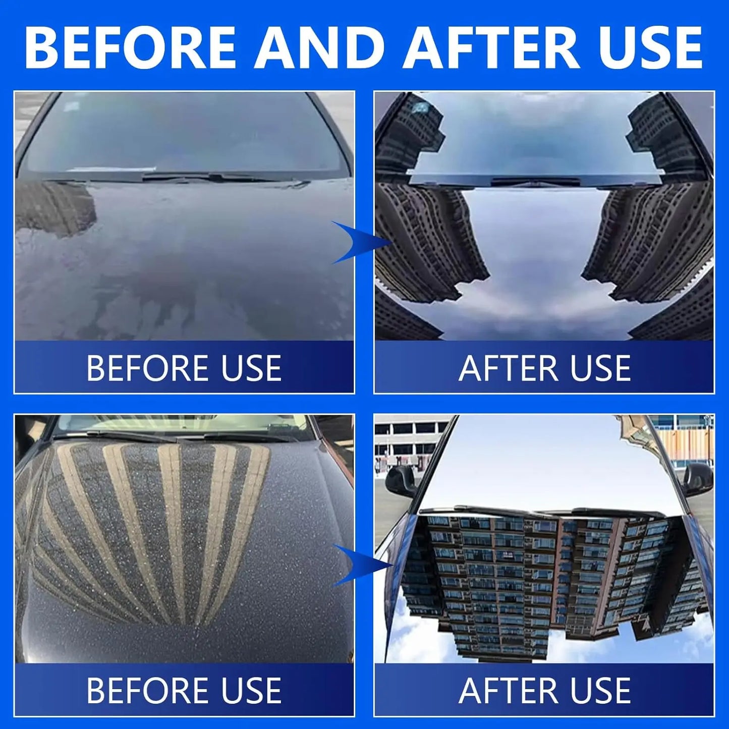 Car Coating Spray Quick Effect Coating Agent Quickly Coat Car Wax Scratch Polish Waterless Wash Oil Film Emulsion Glass Cleaner