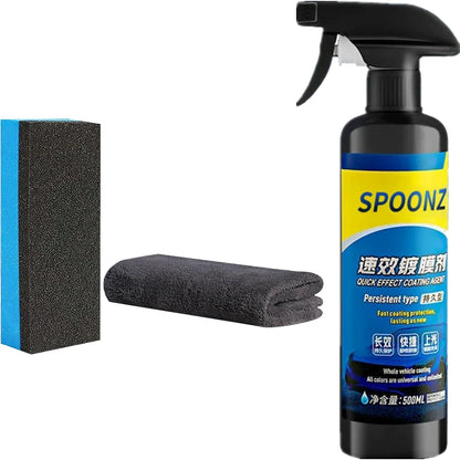 Car Coating Spray Quick Effect Coating Agent Quickly Coat Car Wax Scratch Polish Waterless Wash Oil Film Emulsion Glass Cleaner