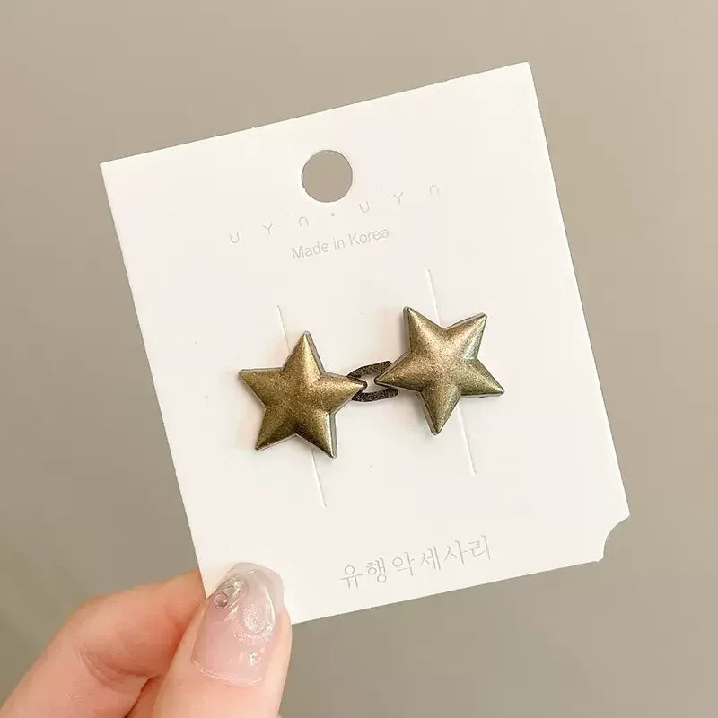 1/8set Tighten Waist Buckle Alloy Star Brooches Pins Clip Adjustable Snap Button Jeans Buttons Detachable Clothing Accessories