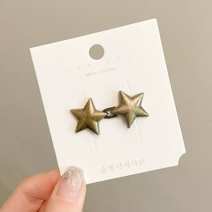 1/8set Tighten Waist Buckle Alloy Star Brooches Pins Clip Adjustable Snap Button Jeans Buttons Detachable Clothing Accessories