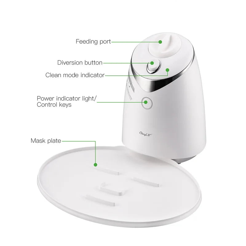 Smart DIY Face Mask Maker Machine Facial Treatment Automatic-Fruit Natural Vegetable Collagen Home Facial Skin Care Tool Beauty