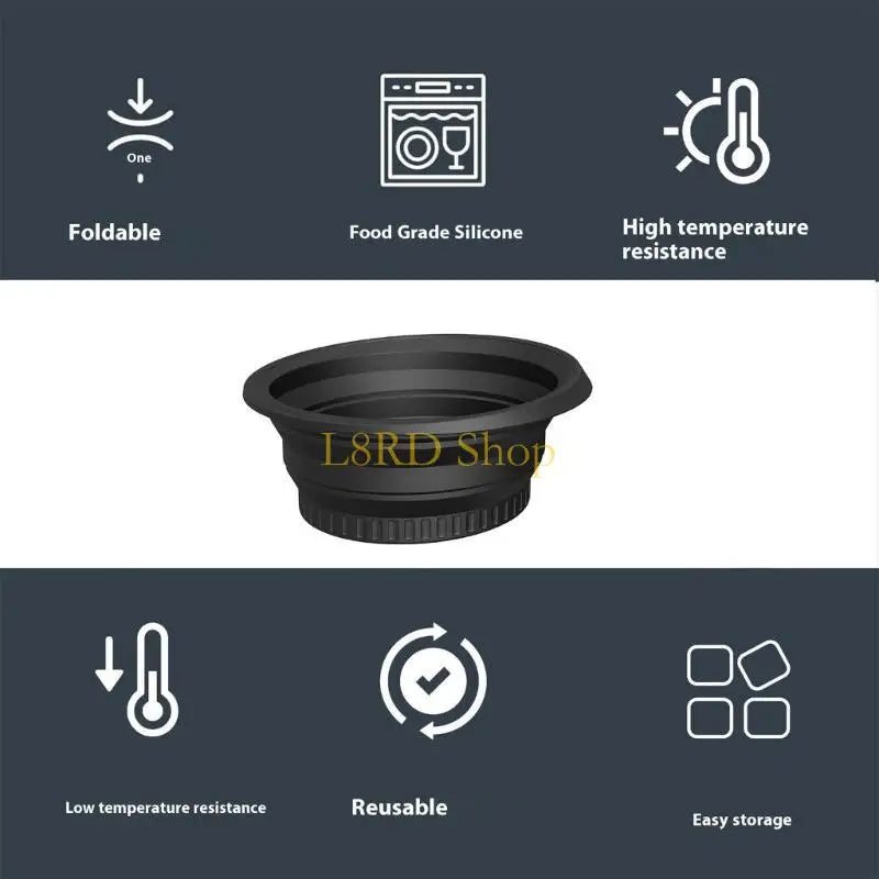 L8RD Ice Facials Washbasin Cooling Ice Face Bucket Silicone Face Ice Bath Bowl Unisex