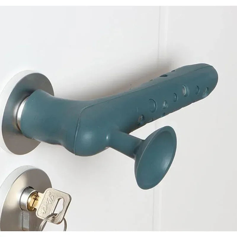 Anti-collision Silicone Door Knob Covers Handle Sleeve Gloves Protector for Household Bedroom Living Room Door Handle