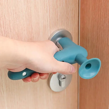 Handles for Doors Silicone Door Knob Cover Suction Cup Mat Thicken Anti-collision for Baby Wall Door Handle Glove for Home