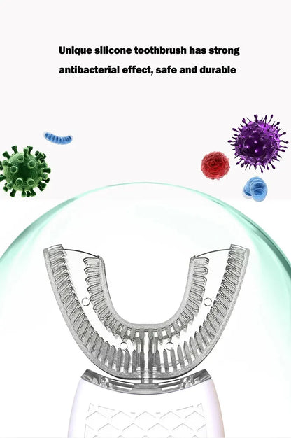 U Shape Degrees Intelligent Electric Toothbrush Sonic Automatic Tooth Brush 360 Degree Cleaning USB Charge Waterproof Toothbrush