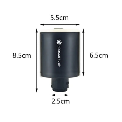 Hookah Pump Electronic Shisha Starter Rechargeable Battery USB Charging  LED Light Portable Smoking Chicha Cachimba Accessories