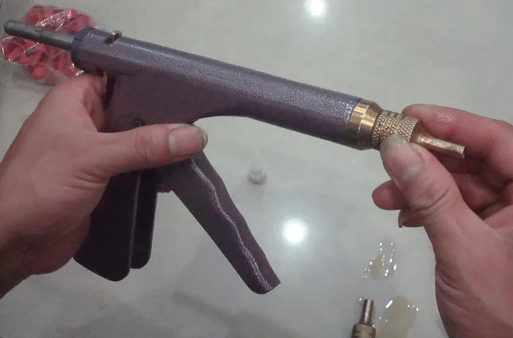 Auto Bike tubeless Tire Repair Puncture Plug Garage motorcycle Vacuum Tire Repair Gun Car Tire Block Air Leaking kit