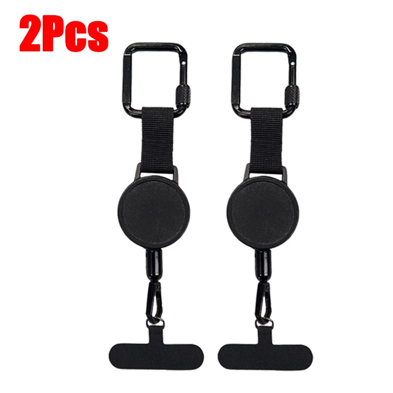 1/2/3 Pcs Retractable Lanyard  Anti-Theft Phone Holder Travel Cellphone Lanyard Strap Smartphone Safety Tether With Belt Clip