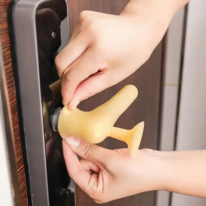 Anti-collision Silicone Door Knob Covers Handle Sleeve Gloves Protector for Household Bedroom Living Room Door Handle