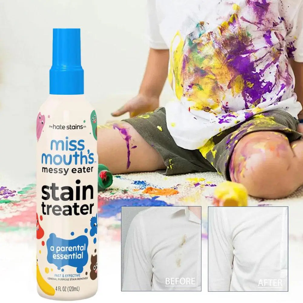 Laundry Stain Remover Anti Germ & Deodorization For Clothes 120/300ML  Fabric Upholstery Carpet Stain Spray Yellow Removal Bleach