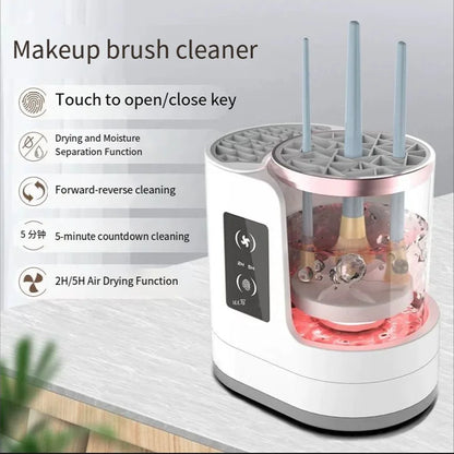 Electric Makeup Brush Cleaning Machine Beauty Tool Accessories USB Charging Makeup Brush Cleaning And Dryer Ladies' Holiday Gift