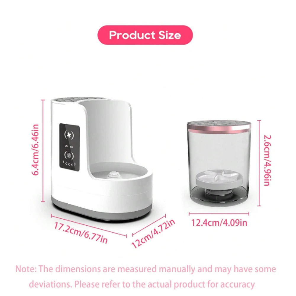 Electric Makeup Brush Cleaning Machine Beauty Tool Accessories USB Charging Makeup Brush Cleaning And Dryer Ladies' Holiday Gift