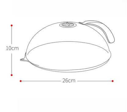 Microwave oven splash proof cover, heat-resistant bowl cover, household food grade plastic, microwave oven heating cover special