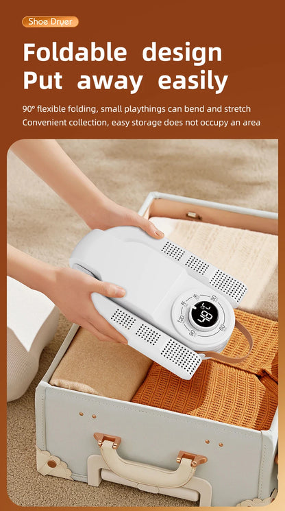 Household Shoe Warmer Heater Quick Drying Sterilizing Shoe Dryer-Intelligent Timer Shoe Dryer Adjustable Dryer