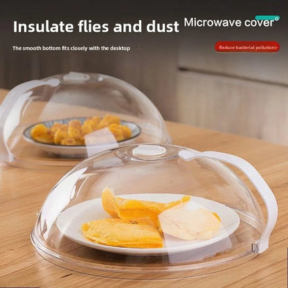 Microwave oven splash proof cover, heat-resistant bowl cover, household food grade plastic, microwave oven heating cover special